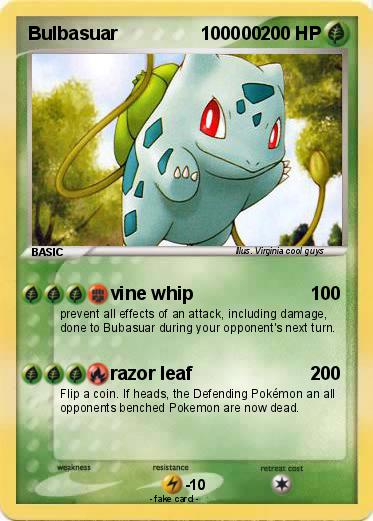 Pokemon Bulbasuar                100000