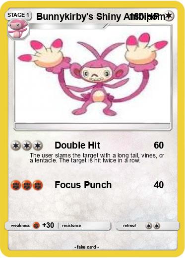 Pokemon Bunnykirby's Shiny Ambipom