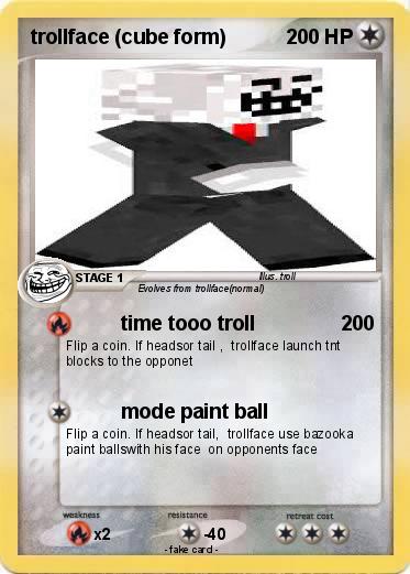Pokemon trollface (cube form)