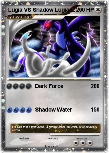 Pokemon Lugia VS Shadow Lugia