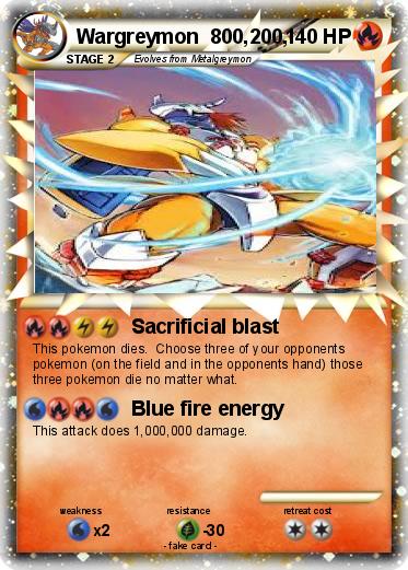 Pokemon Wargreymon  800,200,