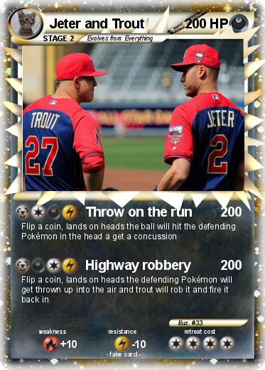 Pokemon Jeter and Trout