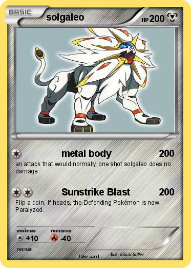Pokemon solgaleo