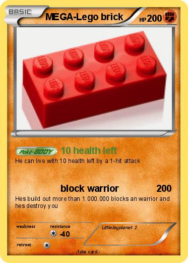 Pokemon MEGA-Lego brick