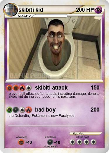 Pokemon skibiti kid