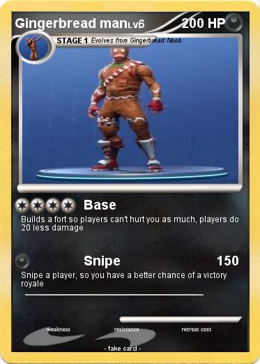 Pokemon Gingerbread man