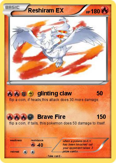 Pokemon Reshiram EX