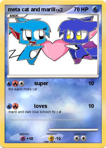 Pokemon meta cat and marill