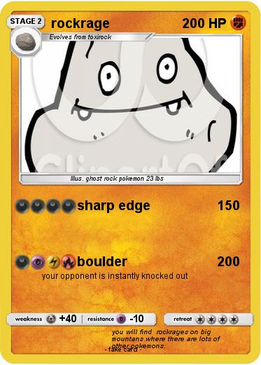 Pokemon rockrage
