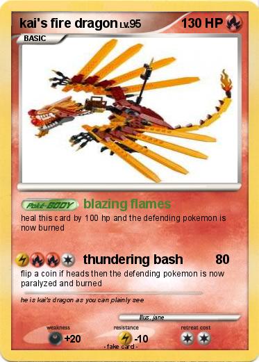 Pokemon kai's fire dragon