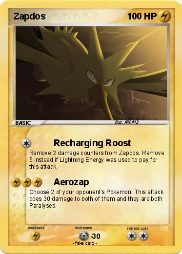 Pokemon Zapdos
