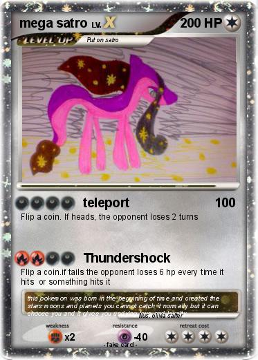 Pokemon mega satro