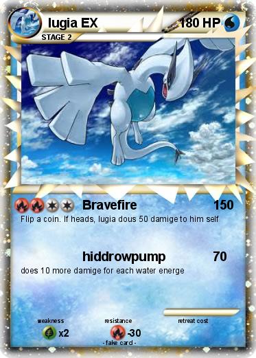 Pokemon lugia EX
