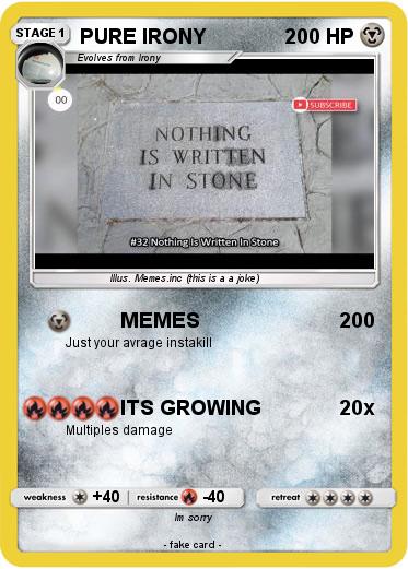 Pokemon PURE IRONY
