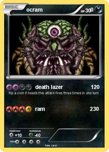 Pokemon ocram                                0