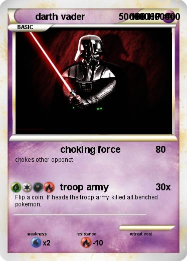 Pokemon darth vader             500000000000