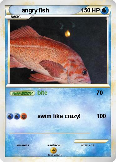 Pokemon angry fish