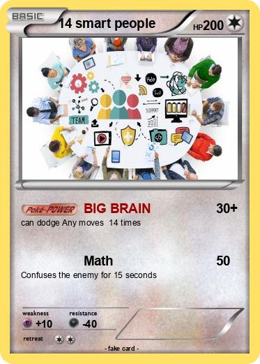 Pokemon 14 smart people