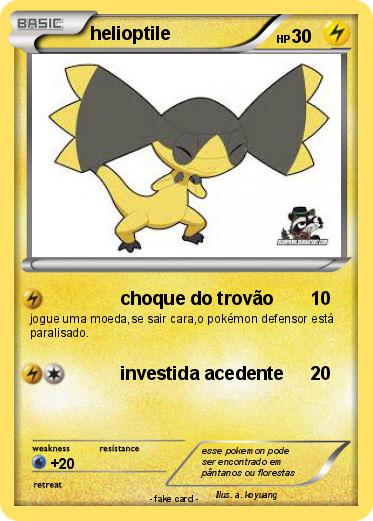 Pokemon helioptile
