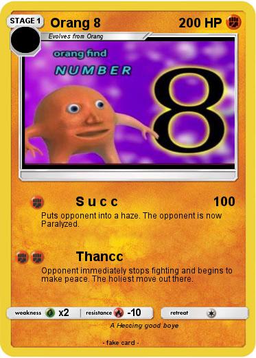 Pokemon Orang 8
