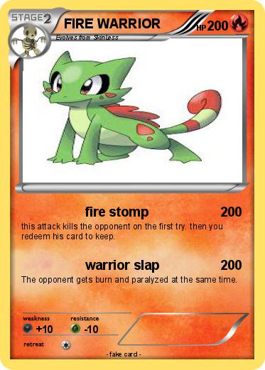 Pokemon FIRE WARRIOR