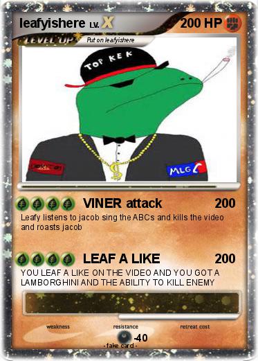 Pokemon leafyishere