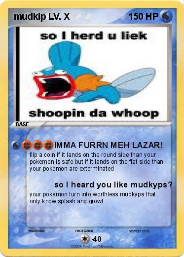 Pokemon mudkip LV. X