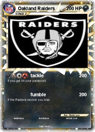 Pokemon Oakland Raiders