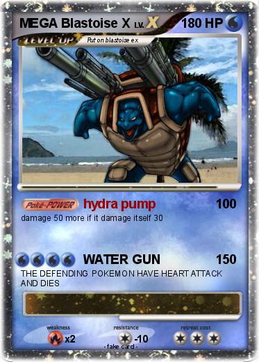 Pokemon MEGA Blastoise X