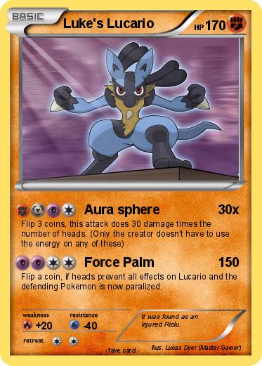 Pokemon Luke's Lucario