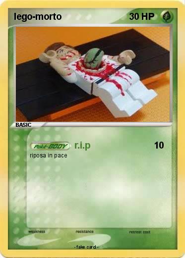 Pokemon lego-morto