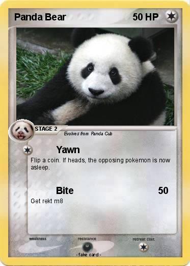 Pokemon Panda Bear