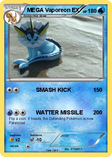Pokemon MEGA Vaporeon EX