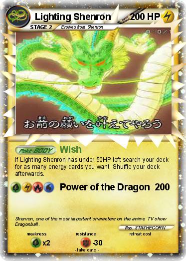 Pokemon Lighting Shenron