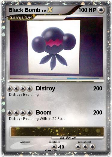 Pokemon Black Bomb