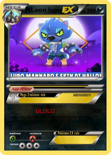 Pokemon Leon lupo