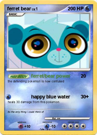 Pokemon ferret bear