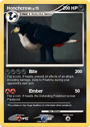 Pokemon Honchcrow