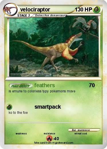 Pokemon velociraptor
