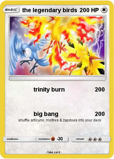 Pokemon the legendary birds
