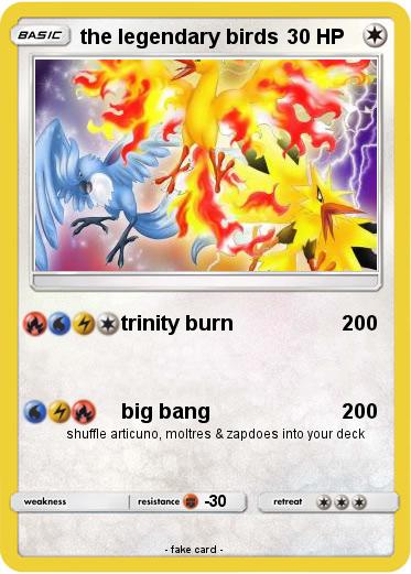 Pokemon the legendary birds
