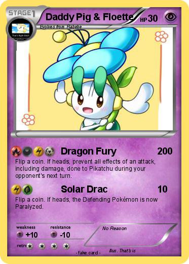 Pokemon Daddy Pig & Floette