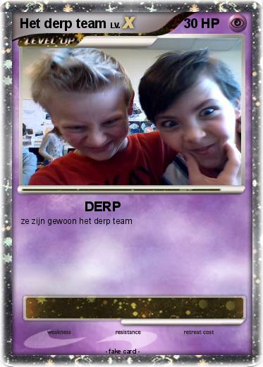 Pokemon Het derp team