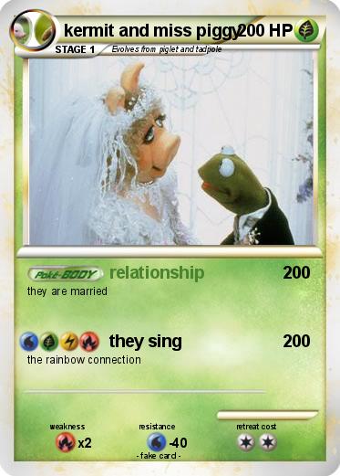 Pokemon kermit and miss piggy