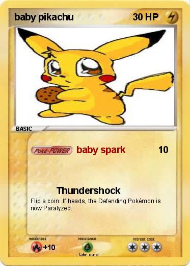 Pokemon baby pikachu