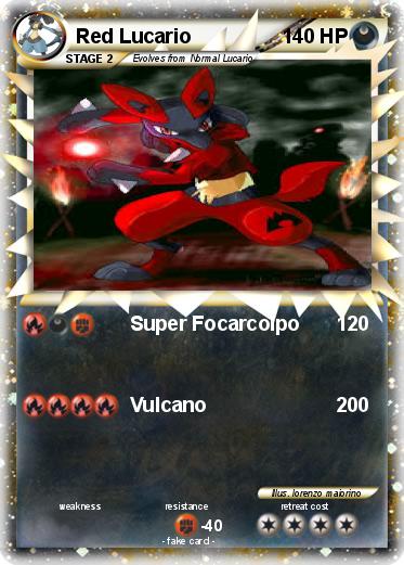 Pokemon Red Lucario