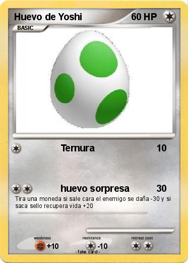 Pokemon Huevo de Yoshi
