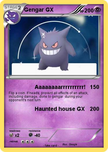 Pokemon Gengar GX