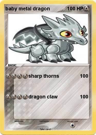 Pokemon baby metal dragon