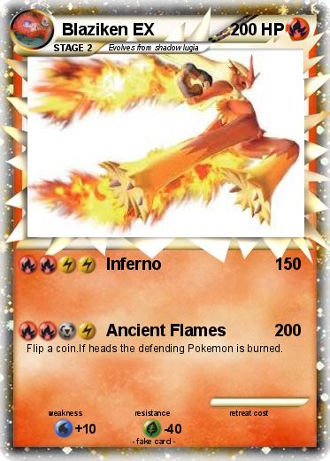 Pokemon Blaziken EX
